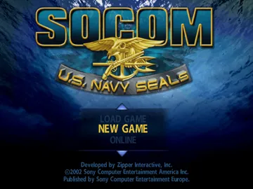 SOCOM - U.S. Navy SEALs (Japan) screen shot title